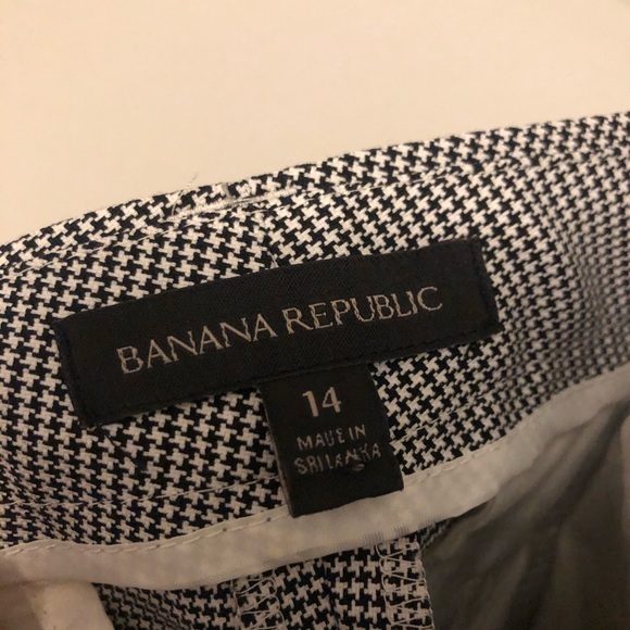 Banana Republic Herringbone Logan Crop Pants 14 - Picture 6 of 6
